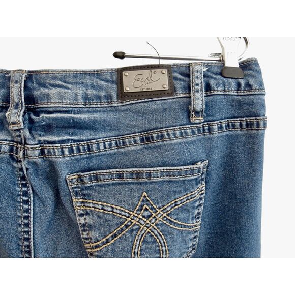 Earl Jeans Mid Rise Skinny Ankle Jeans Sz 12 - Picture 5 of 6